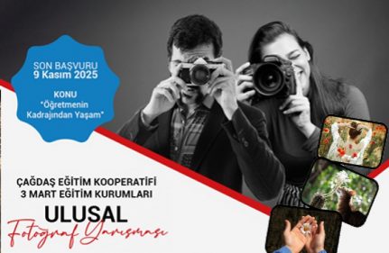 ÇEK 3 MART EĞİTİM KURUMLARI ULUSAL FOTOĞRAF YARIŞMASI BAŞVURULARI BAŞLADI ÇEK 3 MART EĞİTİM KURUMLARI ULUSAL FOTOĞRAF YARIŞMASI BAŞVURULARI BAŞLADI