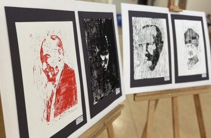 LİSE ÖĞRENCİLERİNDEN 10 KASIM'A ÖZEL SERGİ